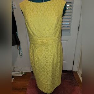 Adrianna Pappel Yellow Dress (Size 10)